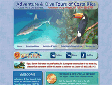 Tablet Screenshot of costaricadeluxetours.com